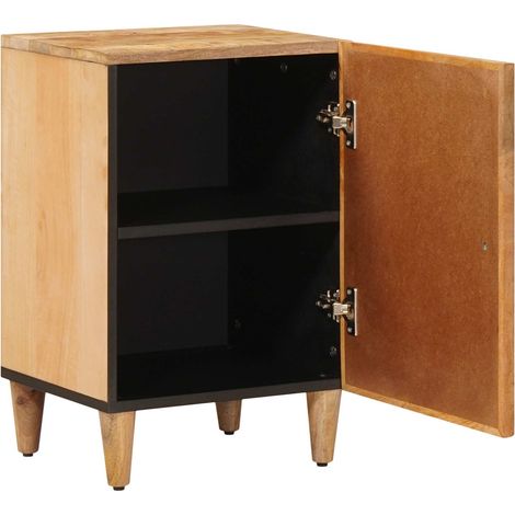 vidaXL Bathroom Cabinet Brown 38 x 33.5 x 58 cm Solid Mango Wood (1/4)