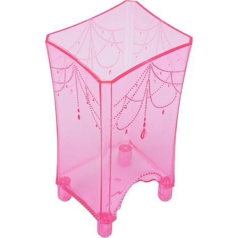 Boîte de Rangement pour Lingettes Démaquillantes avec Couvercle - Organisateur Salle de Bain Rose (1/5)