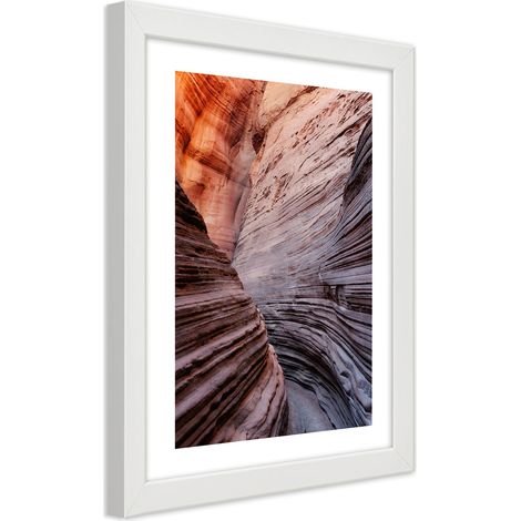 Quadro con cornice, Passare tra le rocce - 20x30 (1/5)