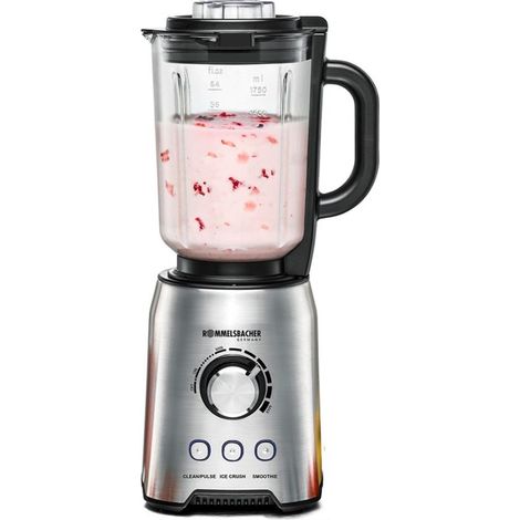 Rommelsbacher MX 1250 licuadora 1,75 L Batidora de vaso 1200 W Acero inoxidable (1/4)