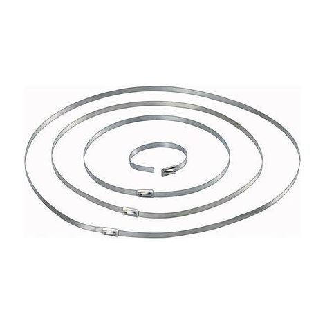 CONRAD COMPONENTS 546573 SERRE-CâBLE 127 MM 4.60 MM ARGENT 10 PC(S)