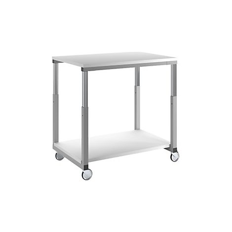 Mesa rodante ESD  tablero de melamina  L x A 1000 x 700 mm