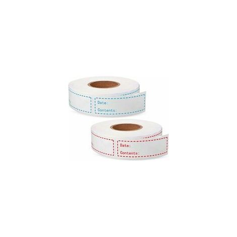 Gefrieretiketten, Einmachglasetiketten, 300 Stück Marmeladenetiketten, selbstklebende Etiketten, für Flaschen, Einmachgläser, Vorratsgläser, Lebensmittelgläser, Geschenkverpackungen (75 x 25 mm) (1/5)
