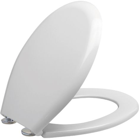 Sedile copriwater Z0 Saniplast universale bianco in termoindurente 37 × 45,5 cm (1/2)