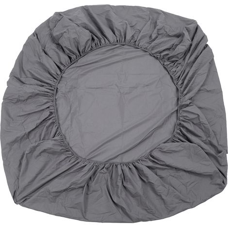 Fitted Bed Sheet Wrinkle Resistant Soft Breathable Anti Fade Bedding Fitted Sheet Only for Bedroom Dark Gray 70.9 X 78.7in (1/4)