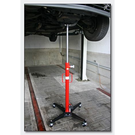 Le Poisson Qui Jardine – Cric support levage moteur voiture – Chandelle haute 500 kg – Hauteur réglable 110-195 cm – Stabilité renforcée pour usage intensif (1/5)