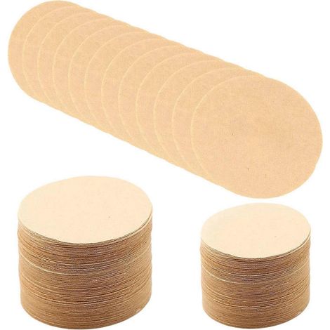 350 filtres en papier de rechange ronds jetables pour cafetières et machines à expresso (1/4)