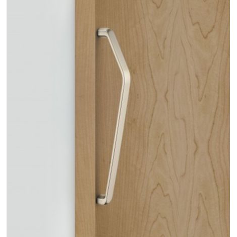 Tirador Grip 2211 - Cromo brillo. 217x25x48mm. Entrepuntos 200mm.