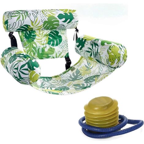 Aufblasbare Poolliegen, robust und schwimmfähig, geeignet für Sommer, Strand und Meer. (1/5)