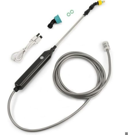 Pulvérisateur de jardin électrique - - 5V - Batterie rechargeable - 2 à 3 heures d'autonomie - Tuyau 5 m (1/4)