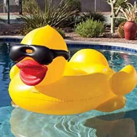 Canard Géant Bouée Piscine Adulte Gonflable Jeux Piscine Bouee pour Enfant 6+ (1/5)