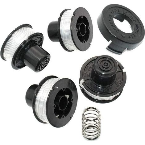 Stoßdämpferfeder und Stromkabel für Black & Decker GL250 GL310 GL360 GLC500 82300 82310 82312 CST500 CST800 GE600 GE800 GLC12 GL250 GL310 GL360 GLC500 ST200 ST300 ST400 ST1000 RS-136 (4 Stück) (1/5)