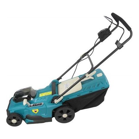 Cortac茅sped inal谩mbrico de 37 cm, 2 bater铆as de 18 V, 0 Ah, SAS+ALL - DED7199 (1/2)