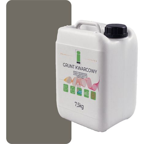 Primer al quarzo per intonaco siliconico, 7,5 kg, grigio caldo F296 (1/5)