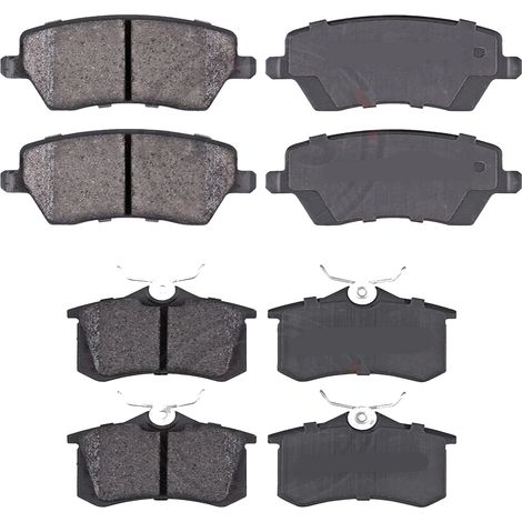 KIT PASTIGLIE FRENO ANTERIORI E POSTERIORI compatibile con SEAT IBIZA III (6L1) / PASTIGLIE FRENANTI AUTO OEM P 85 041  P 85 072,P 85 020  P 85 066 / SOSTITUZIONE DIRETTA / BASSA POLVERE / SILENZIOSO
