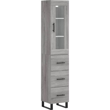 Aparador-cómoda-mueble-organizador-cocina-salón-salón-alto-Sonoma-345x34x180cm-madera-ingeniería-gris-020035296