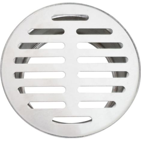 Siphon de Sol, 110 Flat Mouth Drain de Sol en Acier Inoxydable, Balcon Évier Rond Anti-Blocage, Siphon de Sol Amovible pour Jardin Extérieur Tuyau D'évacuation Tuyau D'échappement Toit Utilisat (1/5)