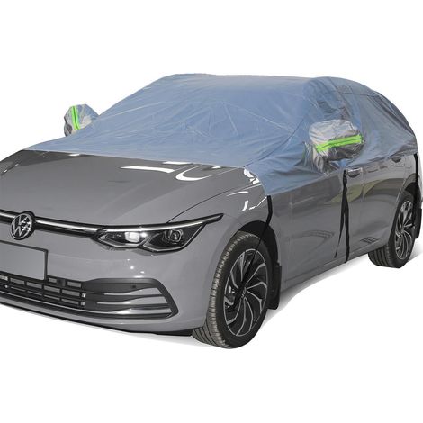 Halbgarage Auto Abdeckplane Wasserdicht mit Baumwolle gefüttert für Schrägheck (bis 440cm) (1/5)