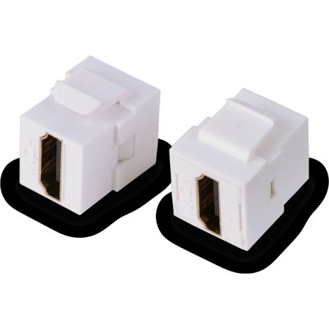 Module adaptateur Keystone, connecteur HDMI-HDMI cylindrique