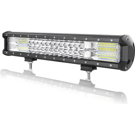 1 Barre Lumineuse LED 252W Triple Rangée Faisceau Combo IP67 Pour Véhicules 4x4 ATV