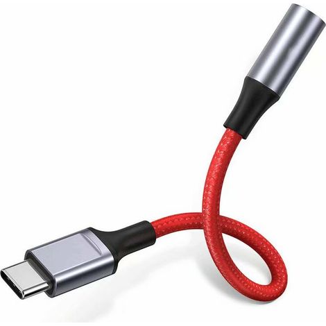USB C to 3.5mm Jack Adapter USB Type C Adapter for Huawei P30 Pro, P20 Pro, P20, Mate 20 Pro, Mate 10 Pro, OnePlus 7T / 7 / 6T, Headphone Adapter for Mi 9/8/6, Xperia XZ2 Compact, Aluminum (1/5)