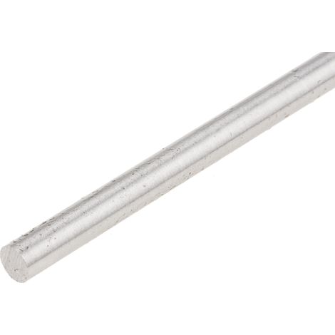 Tige Acier Argenté, diam. 5mm, L 330mm ( Prix pour Lot de 17 )