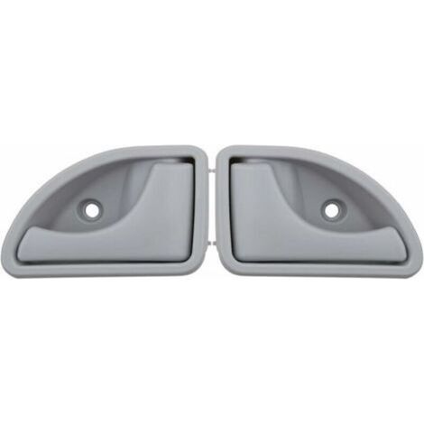 Poignée de porte intérieure avant gauche droite compatible avec Renault 1997 1998 1999 2000 2001 2002 2003-2007 Kangoo 1997-2003 Twingo, (1/4)