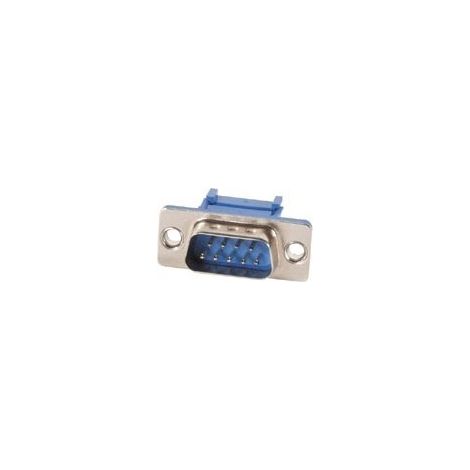 Connecteur sub-d male 9 broches pour cable nappe