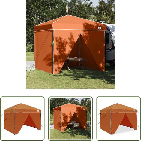 Abri jardin - Tente à abri Orange 243 x 243 x 251 cm tissu (1/5)