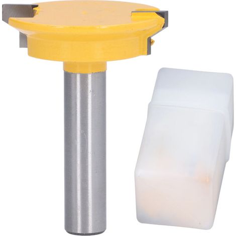 Fraise de jointure pour tiroirs en acier carbone, fraise à assemblage pour meubles, outil de fraisage bois avec queue de 1/2 pouce (1/5)