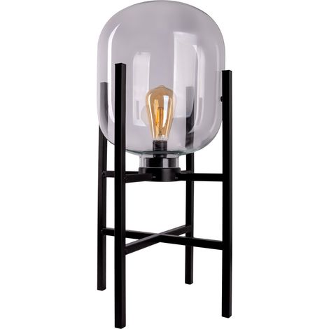 Naeve LORA Lampe LED d'extérieur portable rechargeable noire 2500 K IP44 avec minuterie