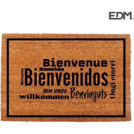 Zerbino modello 60x40cm benvenuto lingue EDM