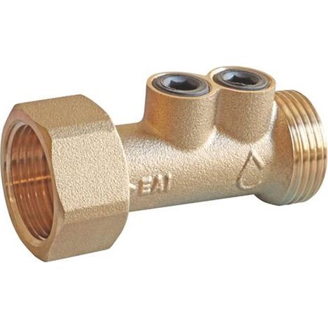 Somatherm – Clapet anti-pollution 58 mm mâle femelle 20/27 – Pression 16 bars – Étanchéité haute/basse pression – Compatible compteur DN 15