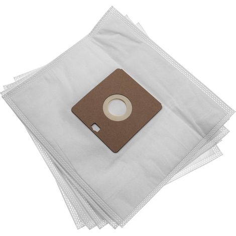 vhbw 5x bolsa compatible con Lidl Aquapur aspiradora - vellón micro, 24,7 cm x 27 cm blanco