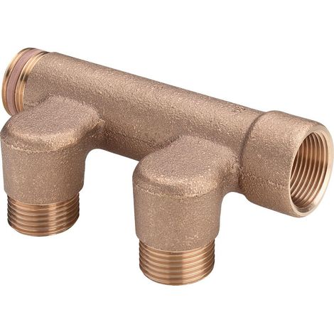 Viega Raxofix Distributore, G 3/4, n 1 bronzo rosso Modello 2005.7, 107161