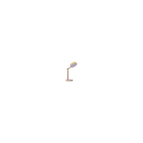 BEL AIR HOME - Lampe Flexo de Bureau LUPPA - Lumière LED 12+12W - Bois et Métal - Design moderne et élégant pour bureaux de Home - Hauteur de 48 cm (JAUNE)