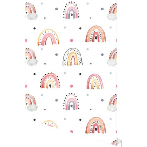 Sticker mural arc en ciel BESPORTBLE pour chambre d enfant (1/5)
