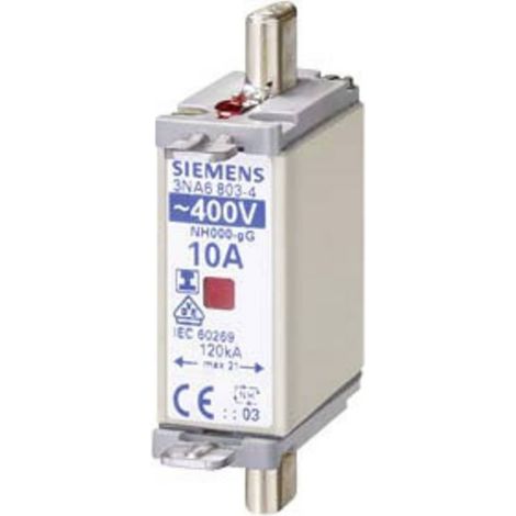 Siemens 3NA68224 Cartouche-fusible Taille du fusible = 0 63 A 400 V 3 pc(s)