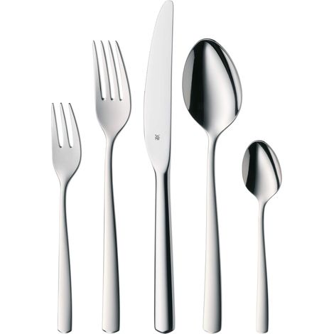 WMF 11.2091.6040 Set di Posate per più Persone, Acciaio Inossidabile, 30 Pezzi (1/5)