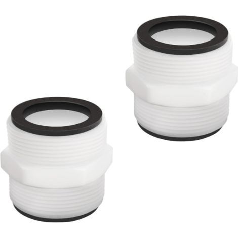 Intex Coleman Oberflächenpoolpumpe, kompatibel mit 1,5-Zoll-L-förmigem Zweiwegeverteiler mit Unterlegscheibe (1/5)
