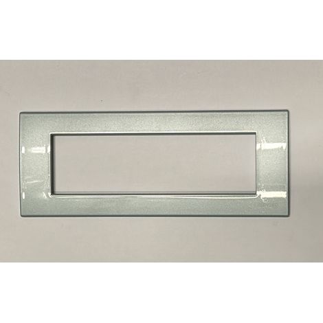 BTICINO - PLACCA 7 MODULI AZZURRO PERLAN4807AN