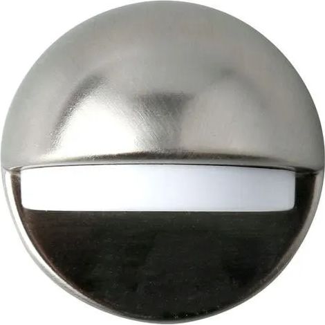 Türstopper hanstik oval satin klebend Edelstahl 7 cm