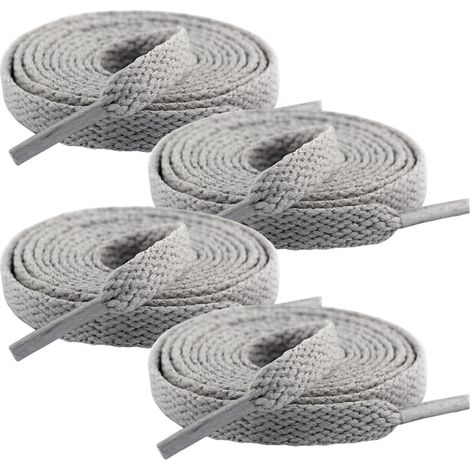 2 paires de lacets plats pour chaussures de sport, baskets et bottes (1/5)