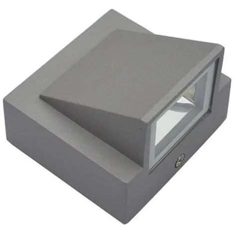 (5W - 12V - Blanc froid) Applique murale extérieure étanche IP65 12V 5W/10W pour bâtiment, portail, balcon, jardin, cour (1/4)
