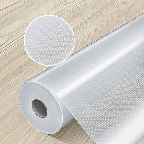 Tapis de Tiroir, Inserts de Tiroir de Cuisine 45 cm x 600 cm, Tapis de Protection pour Armoire, Eva Transparent pour Armoires de Cuisine étagère Armoire (45 x 600 cm) (A) (1/5)
