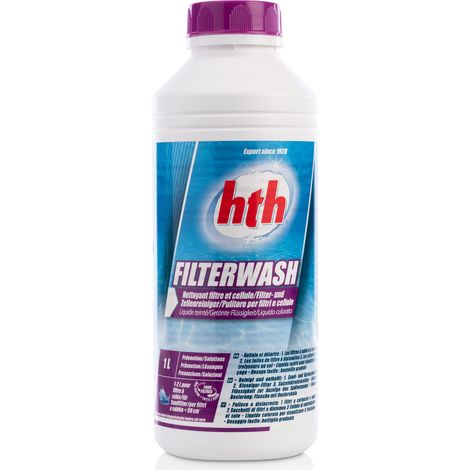 1 L - hth® FILTERWASH (Filterreiniger + Salzelektrolyse Zellen Reiniger)
