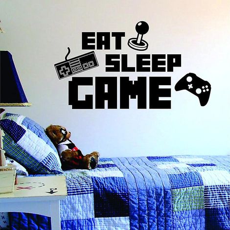salle De Jeux Stickers Muraux Peintures Murales Gamer Stickers Muraux Affiche Pour Enfants Garons Enfants Hommes Vido Jeu Salle Dcor Salle De Jeux