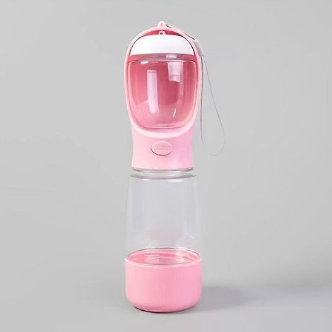 Bebedero portátil 3 en 1 para mascotas, dispensador de agua colgante a prueba de fugas para perros y gatos, ideal para viajes y acampadas. (1/5)