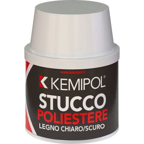 12 x STUCCO POLIESTERE P/LEGNO CHIARO SCURO 150 ML
