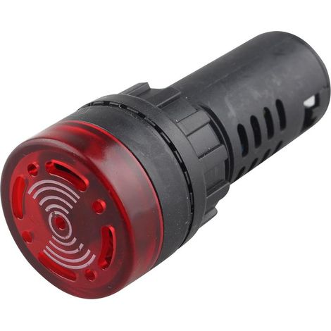 Ad16-22SM LED Buzzer Alarm Light Signal Flash Alertor DC 12V 20mA Diameter 22mm (1/3)
